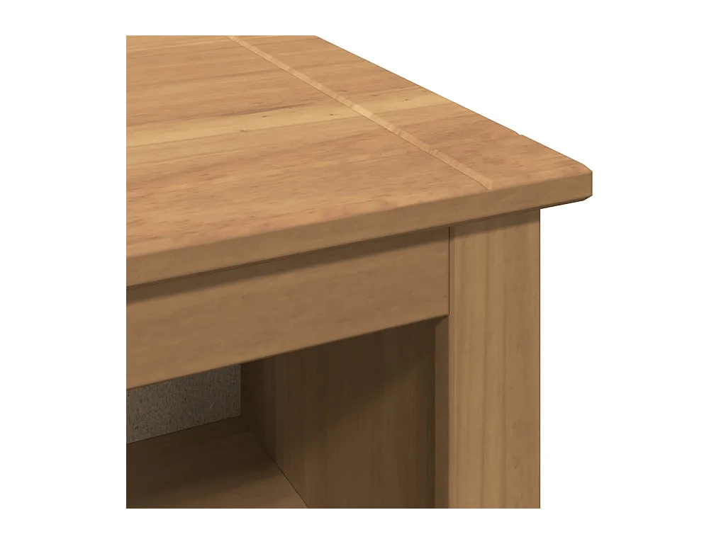 Credenza buffet cassettiera mobile contenitore organizer cucina soggiorno soggiorno con cassetto Panama 93 x 40 x 80 cm legno di pino massiccio marrone 02_0030128