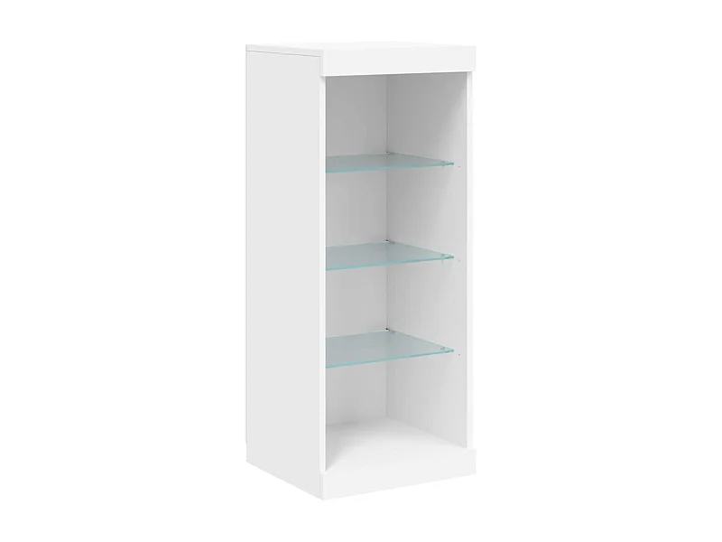 Credenza cassettiera cassettiera mobile contenitore organizer cucina soggiorno soggiorno con luci LED 41 x 37 x 100 cm bianco 02_0029850