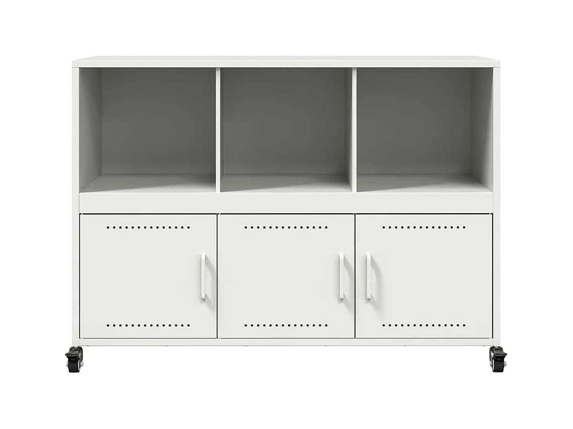 bahut commode armoire blanche 100.5 x 39 x 72 cm 02_0030145