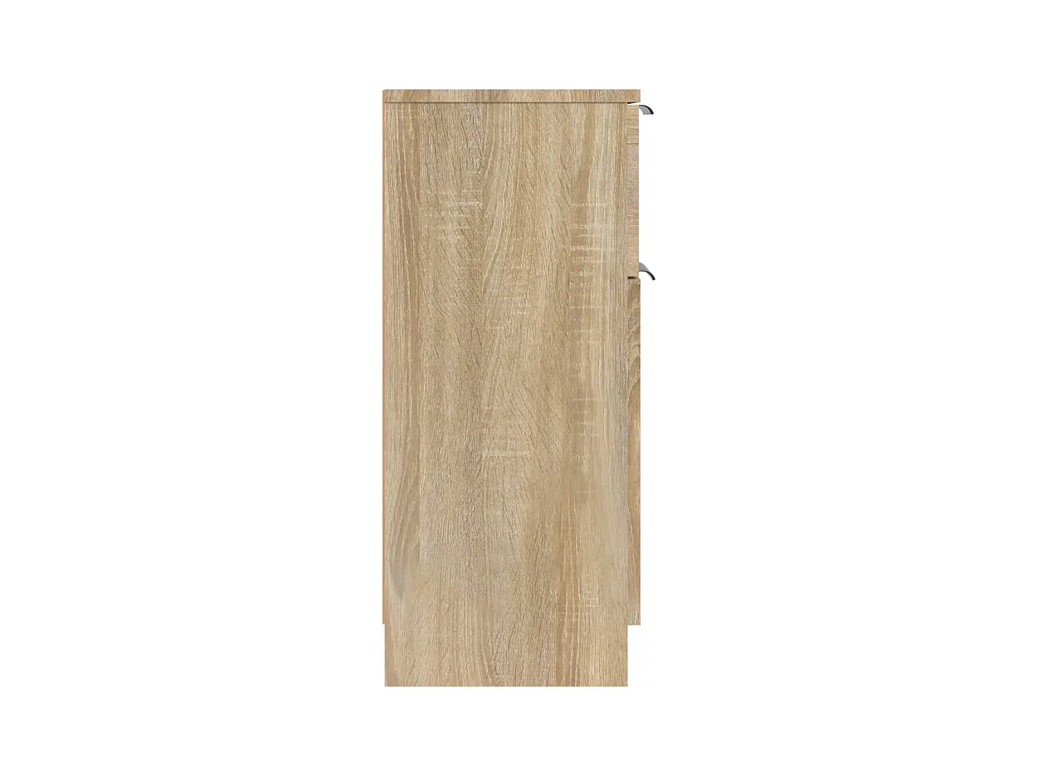 Buffet aparador cômoda armário organizador unidade de armazenamento cozinha sala salas conjunto de 2 sonoma 30 x 30 x 70 cm madeira de engenharia marrom 02_0036801