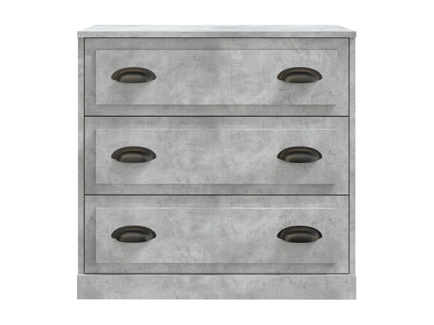 Credenza buffet cassettiera mobile contenitore organizer cucina soggiorno soggiorni set da 2 pannelli in derivati ​​del legno grigio 02_0036880