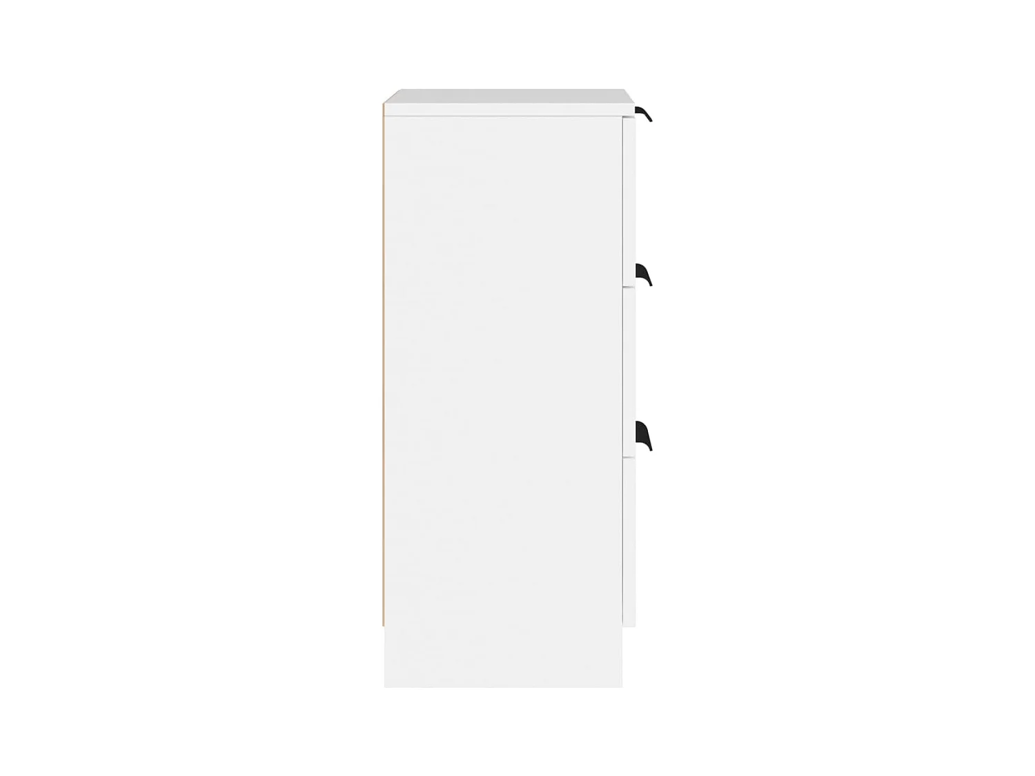 Credenza buffet cassettiera mobile contenitore organizer cucina soggiorno soggiorni set da 2 30 x 30 x 70 cm legno composito bianco 02_0036651