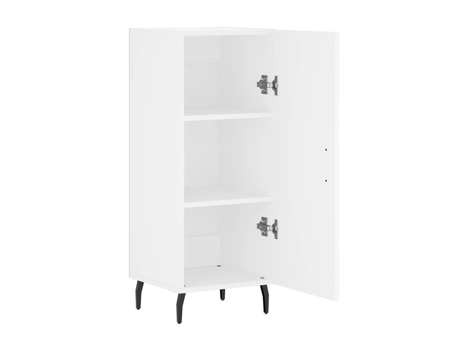 Aparador cómoda cómoda armario mueble organizador cocina salón salón 34,5 x 34 x 90 cm madera contrachapada blanco 02_0030262