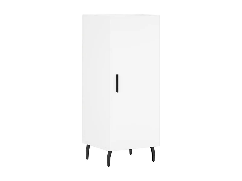 Aparador cómoda cómoda armario mueble organizador cocina salón salón 34,5 x 34 x 90 cm madera contrachapada blanco 02_0030262