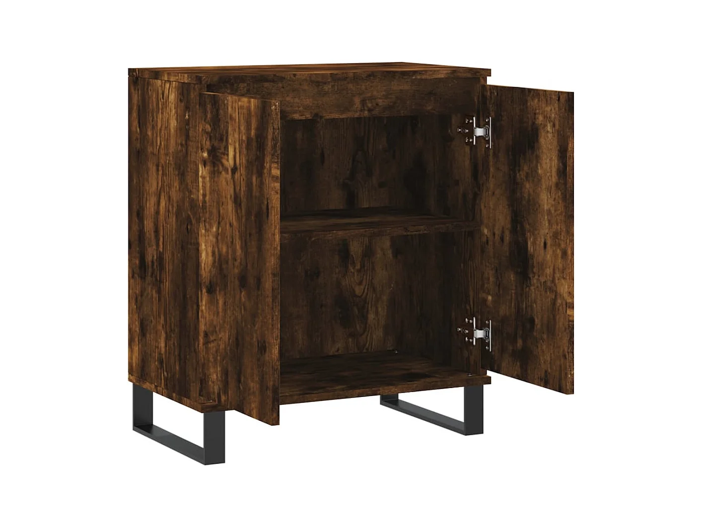 Aparador buffet cómoda armario unidad de almacenamiento organizador cocina salón salón 60 x 35 x 70 cm madera contrachapada marrón 02_0030983