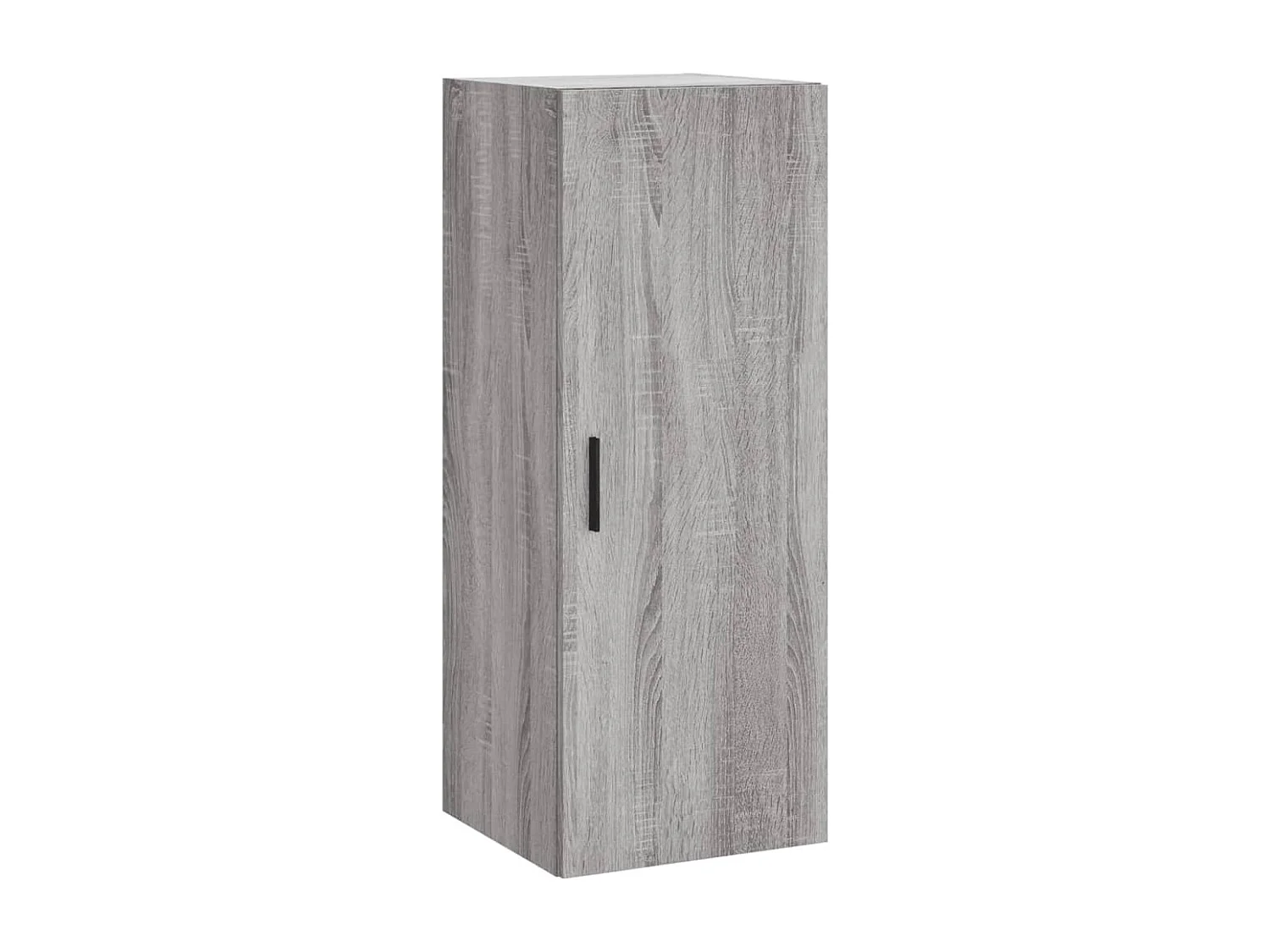 Aparador cômoda armário armário organizador cozinha sala sala alta Sonoma 34,5 x 34 x 180 cm madeira trabalhada cinza 02_0035328