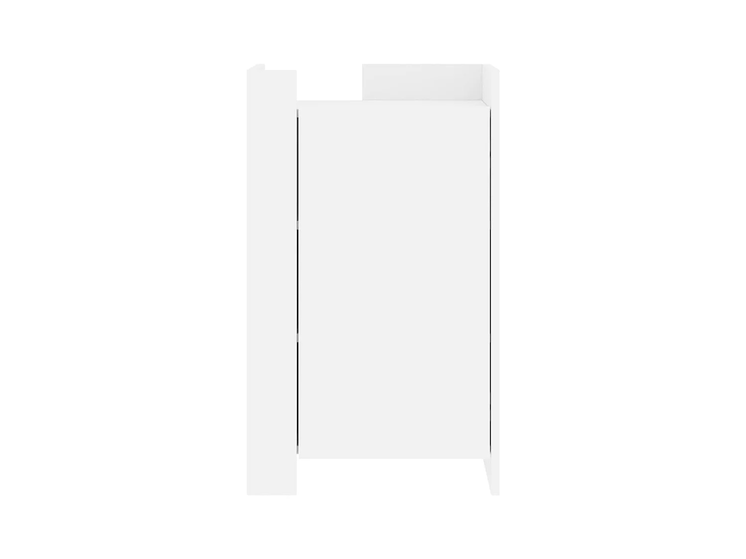 Credenza cassettiera cassettiera mobile contenitore organizer cucina soggiorno soggiorno 45 x 35 x 75 cm derivati ​​del legno bianco 02_0030312