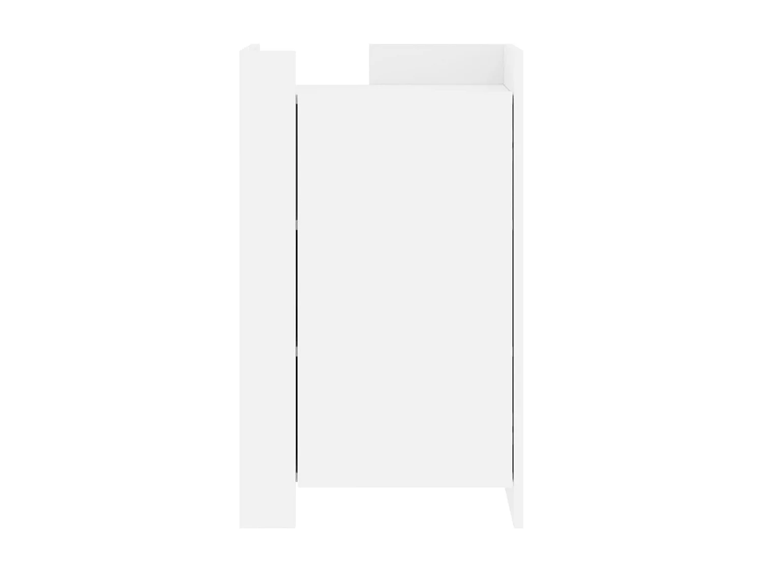 Credenza cassettiera cassettiera mobile contenitore organizer cucina soggiorno soggiorno 45 x 35 x 75 cm derivati ​​del legno bianco 02_0030312
