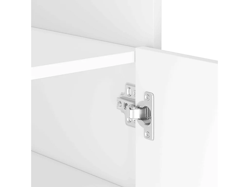 Credenza cassettiera cassettiera mobile contenitore organizer cucina soggiorno soggiorno 45 x 35 x 75 cm derivati ​​del legno bianco 02_0030312