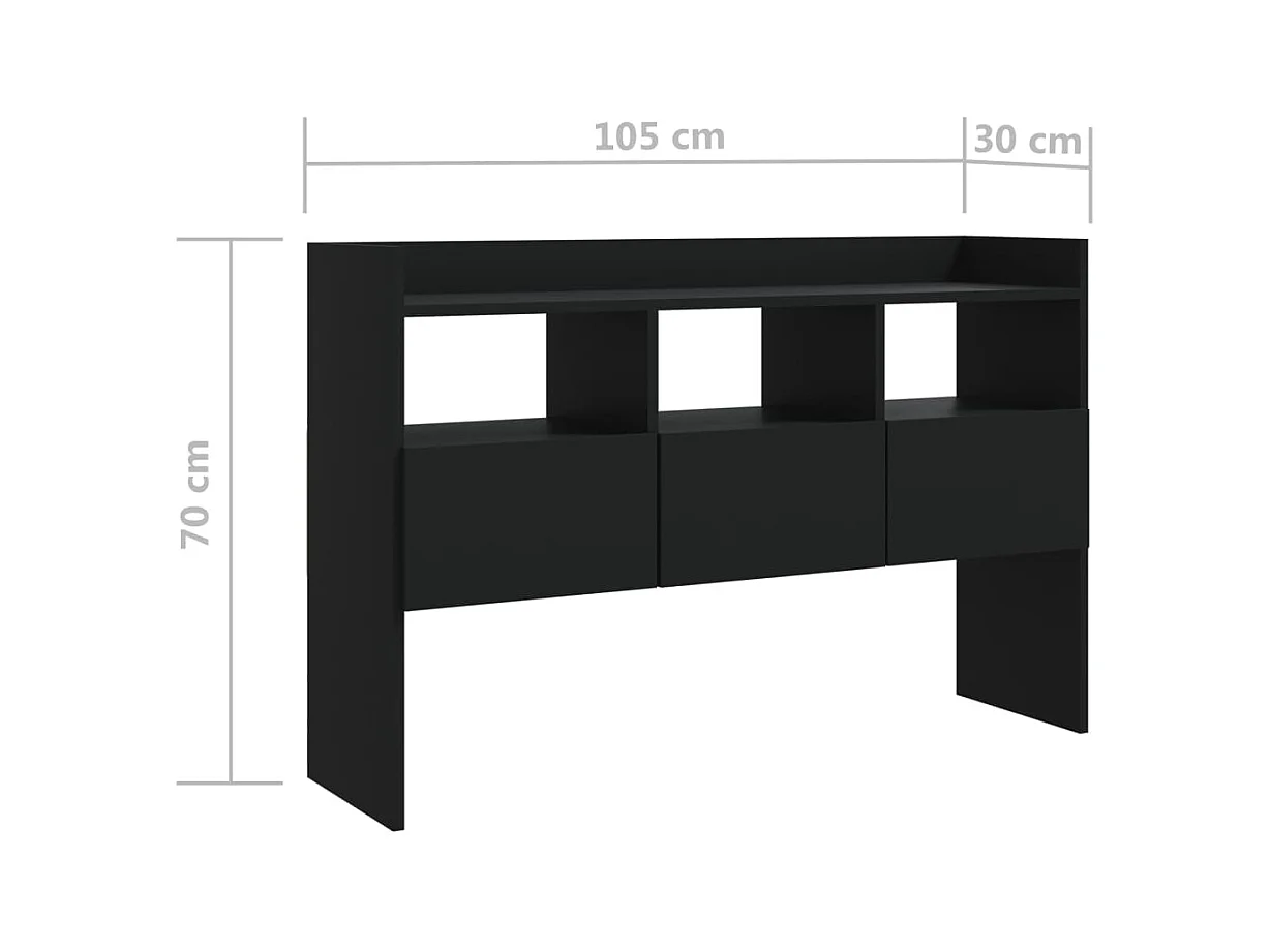 bahut commode armoire bois marron 105 x 30 x 70 cm 02_0035834