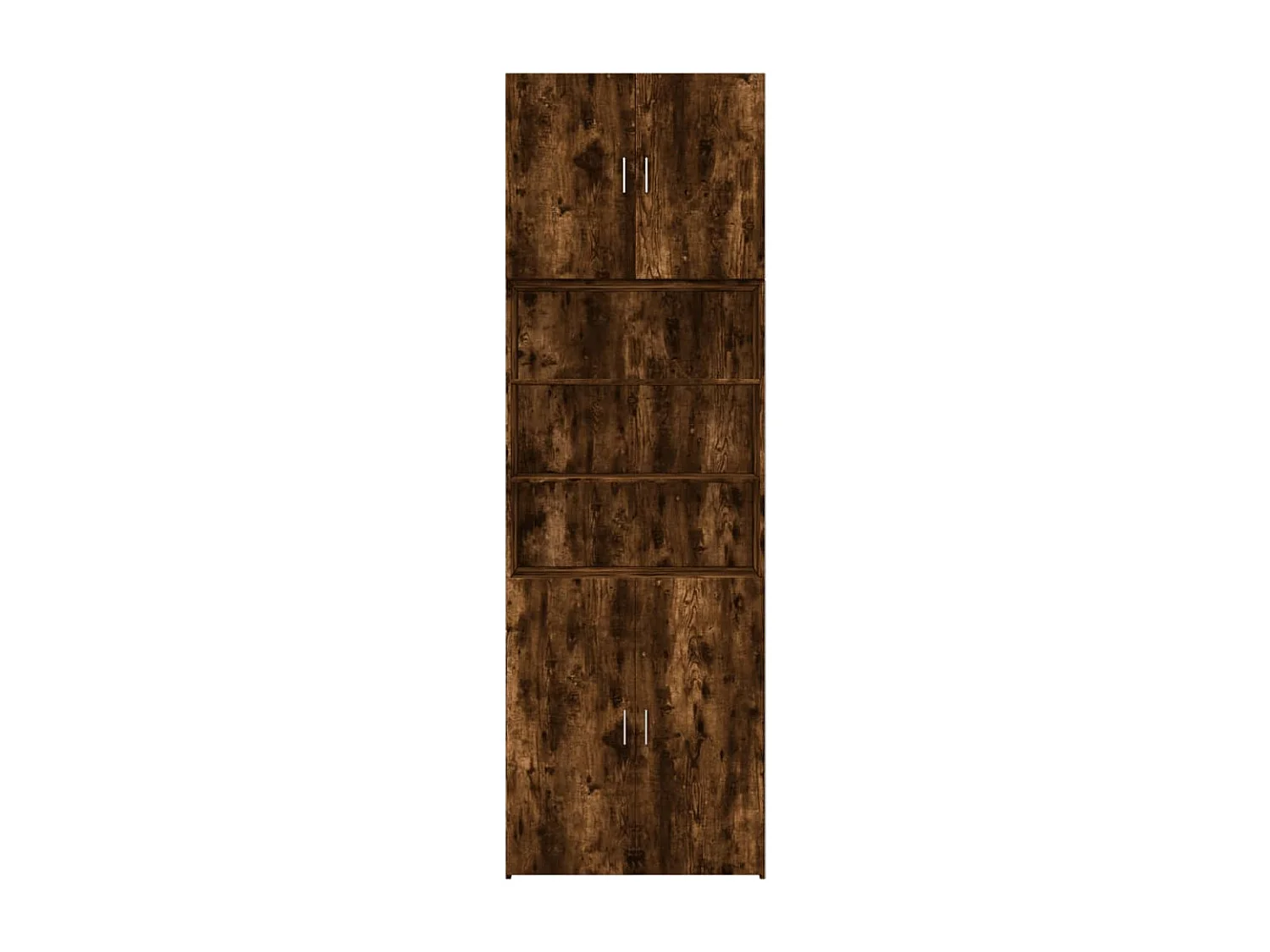 Aparador cômoda armário armário organizador cozinha sala sala alto 80 x 42,5 x 249 cm madeira trabalhada marrom 02_0033564