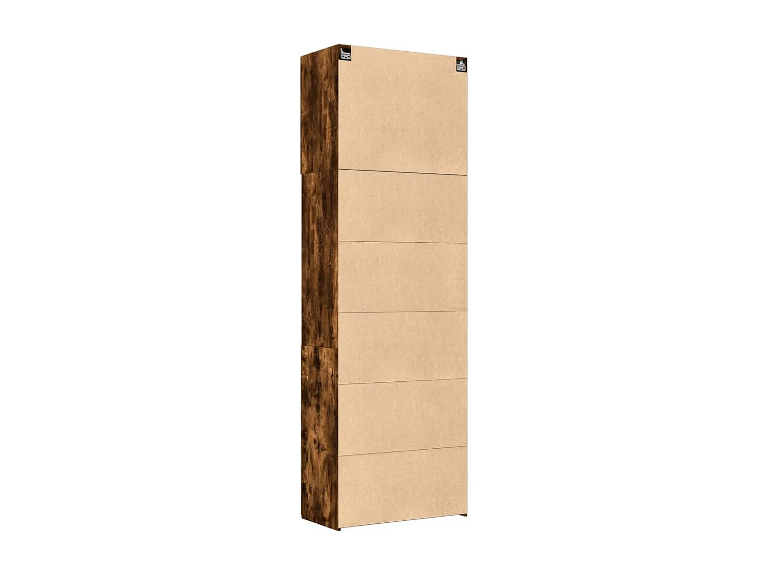 Aparador cômoda armário armário organizador cozinha sala sala alto 80 x 42,5 x 249 cm madeira trabalhada marrom 02_0033564