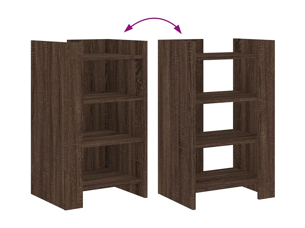 Credenza buffet cassettiera mobile contenitore organizer cucina soggiorno soggiorno 45 x 35 x 75 cm derivati ​​del legno marrone 02_0031260