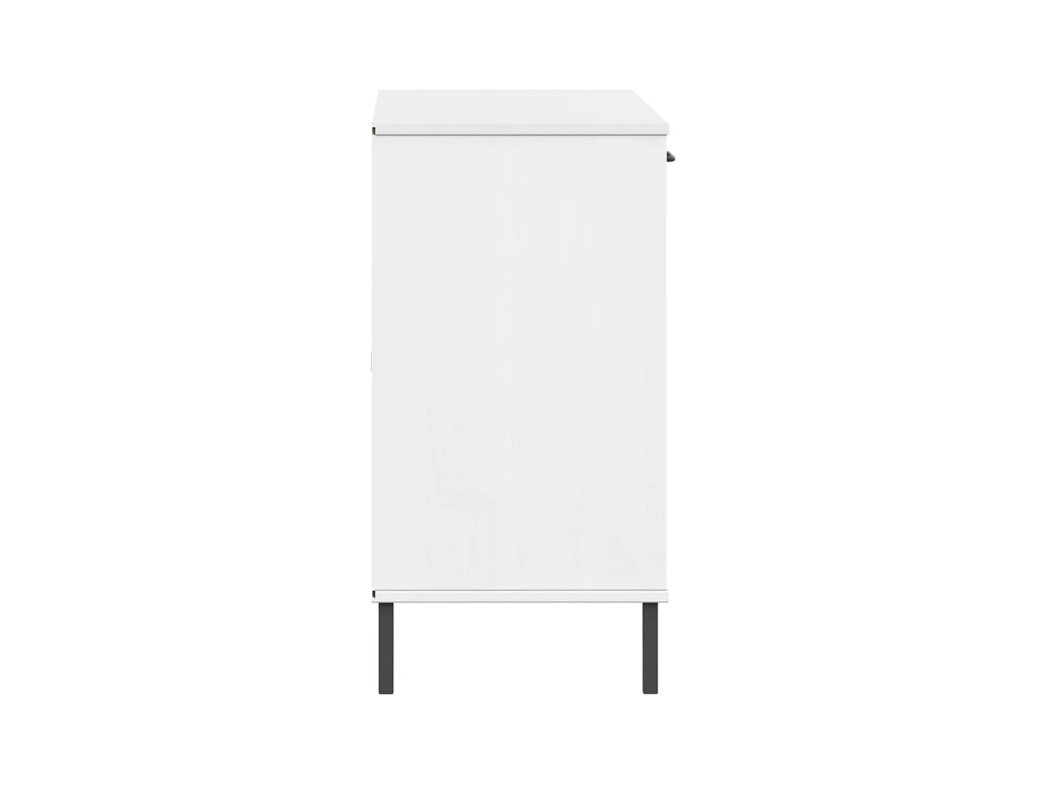 bahut commode armoire métal blanche 113 x 40 x 77 cm 02_0030093