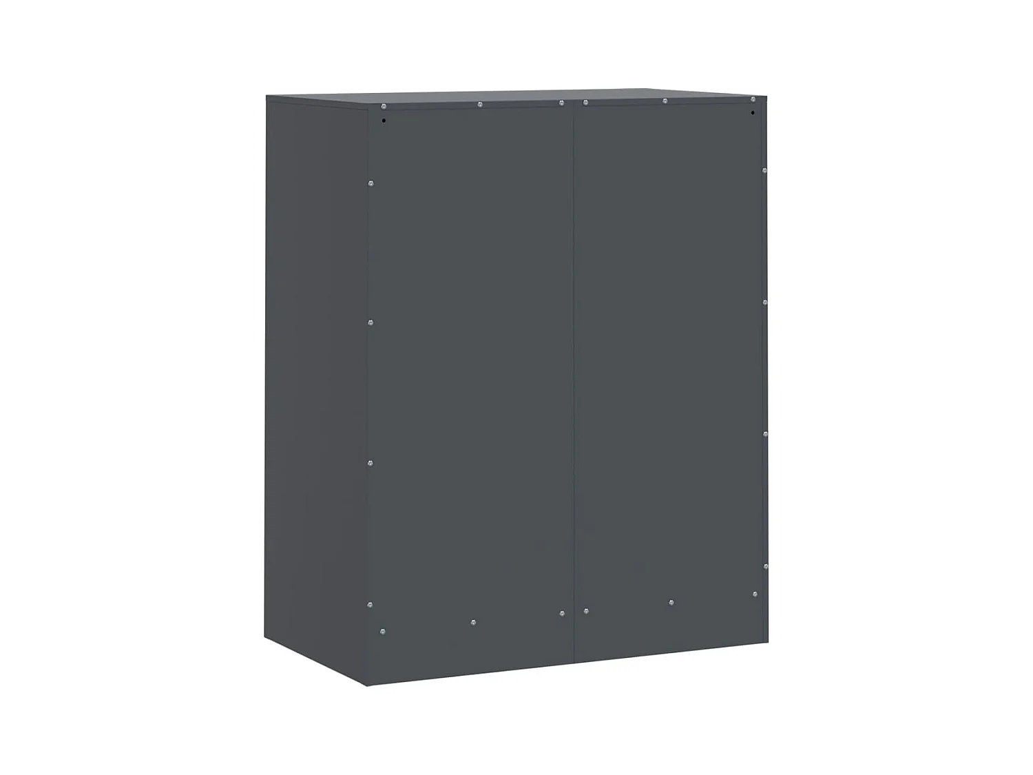 Aparador buffet cómoda mueble mueble de almacenaje organizador cocina salón salón 67 x 39 x 83 cm acero antracita 02_0029701