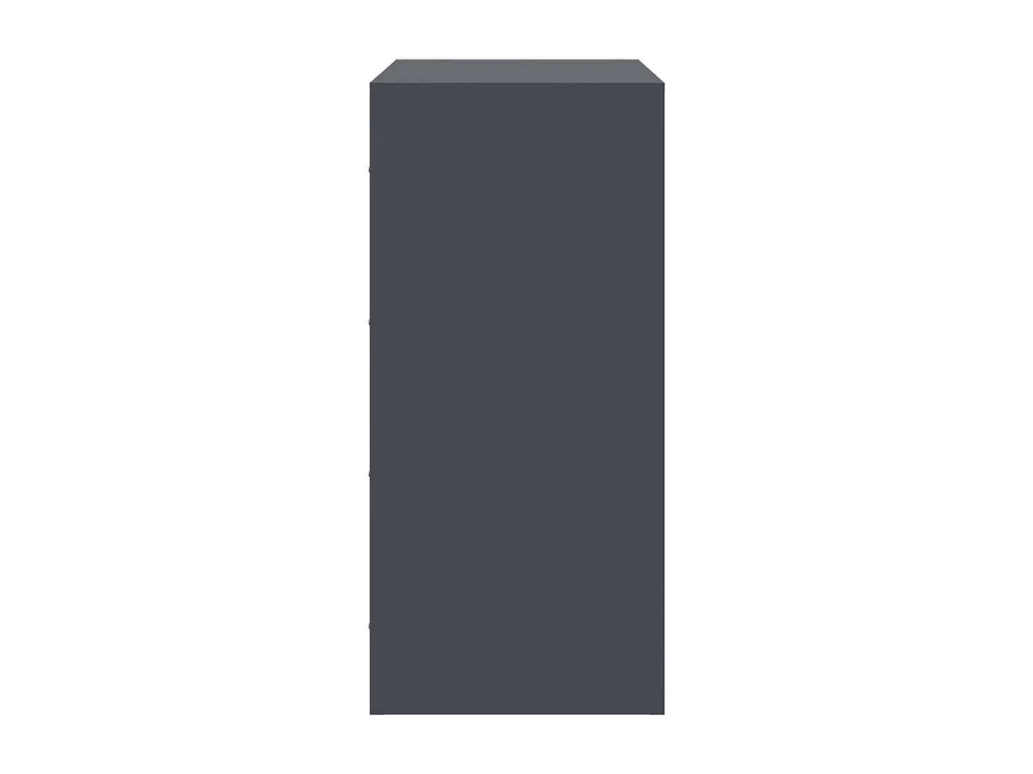 Aparador buffet cómoda mueble mueble de almacenaje organizador cocina salón salón 67 x 39 x 83 cm acero antracita 02_0029701