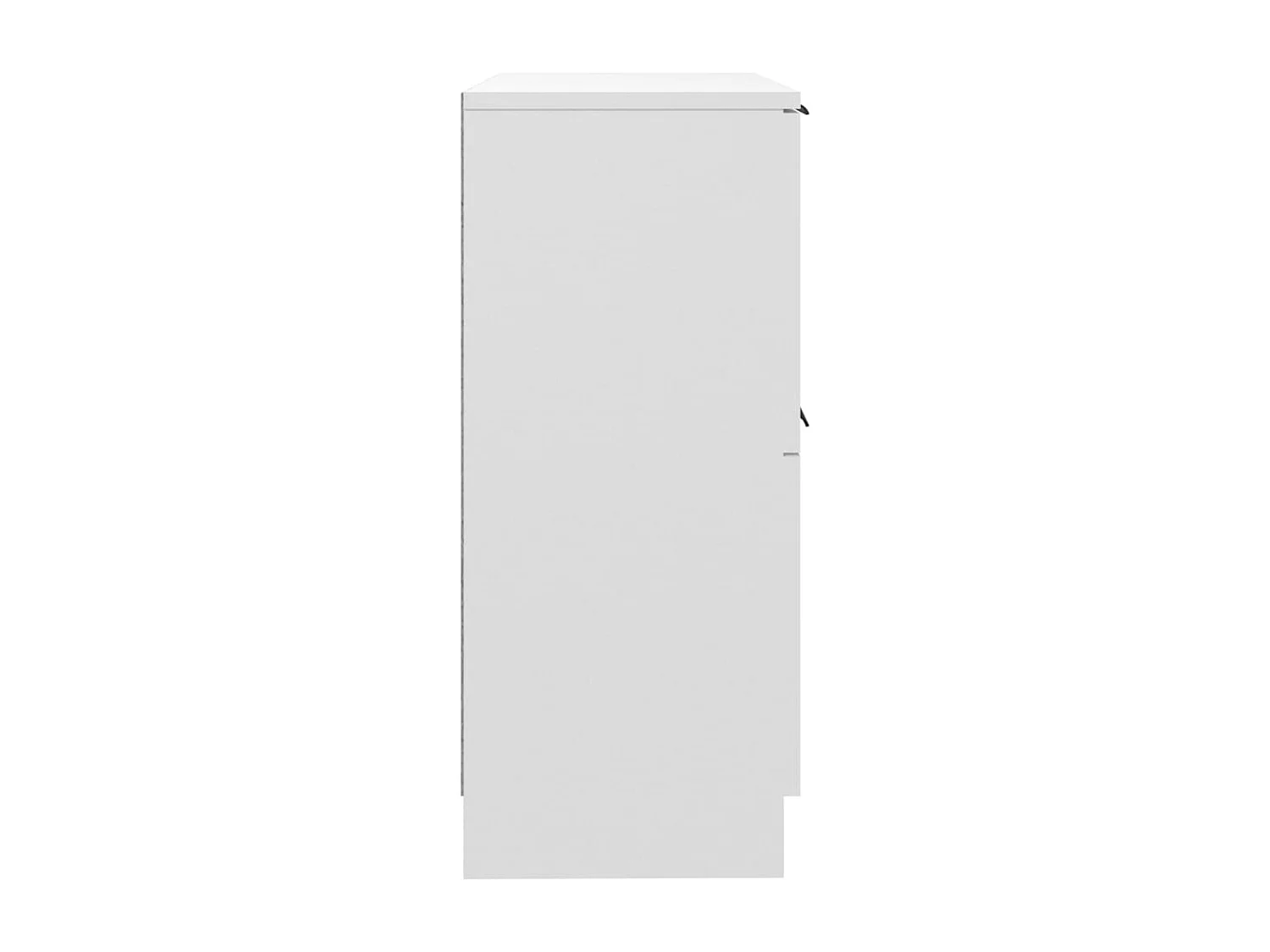 Aparador buffet cómoda armario mueble organizador cocina salón salón juego de 2 30 x 30 x 70 cm blanco madera contrachapada 02_0036652