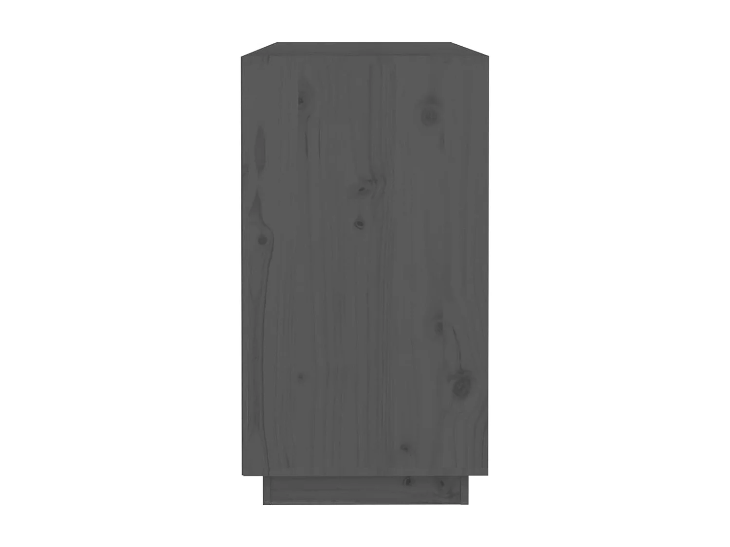 Credenza buffet cassettiera mobile contenitore organizer cucina soggiorno soggiorno 100 x 40 x 75 cm legno massello di pino grigio 02_0031767