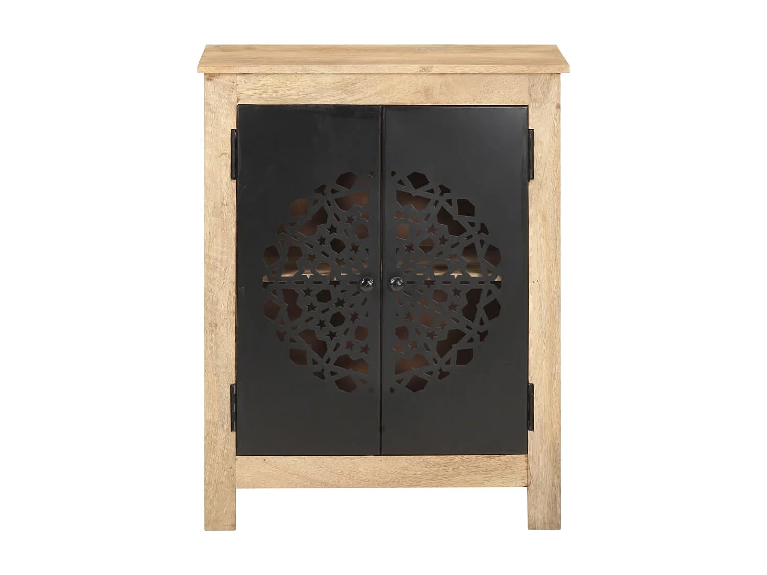 Credenza buffet cassettiera mobile contenitore organizer cucina soggiorno soggiorno 60 x 35 x 75 cm legno massello di mango marrone 02_0029628