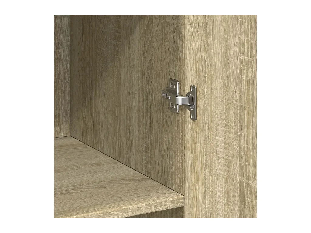 Credenza cassettiera cassettiera mobile contenitore organizer cucina soggiorno soggiorno alto Sonoma 70 x 42,5 x 185 cm derivati ​​del legno marrone 02_0034203