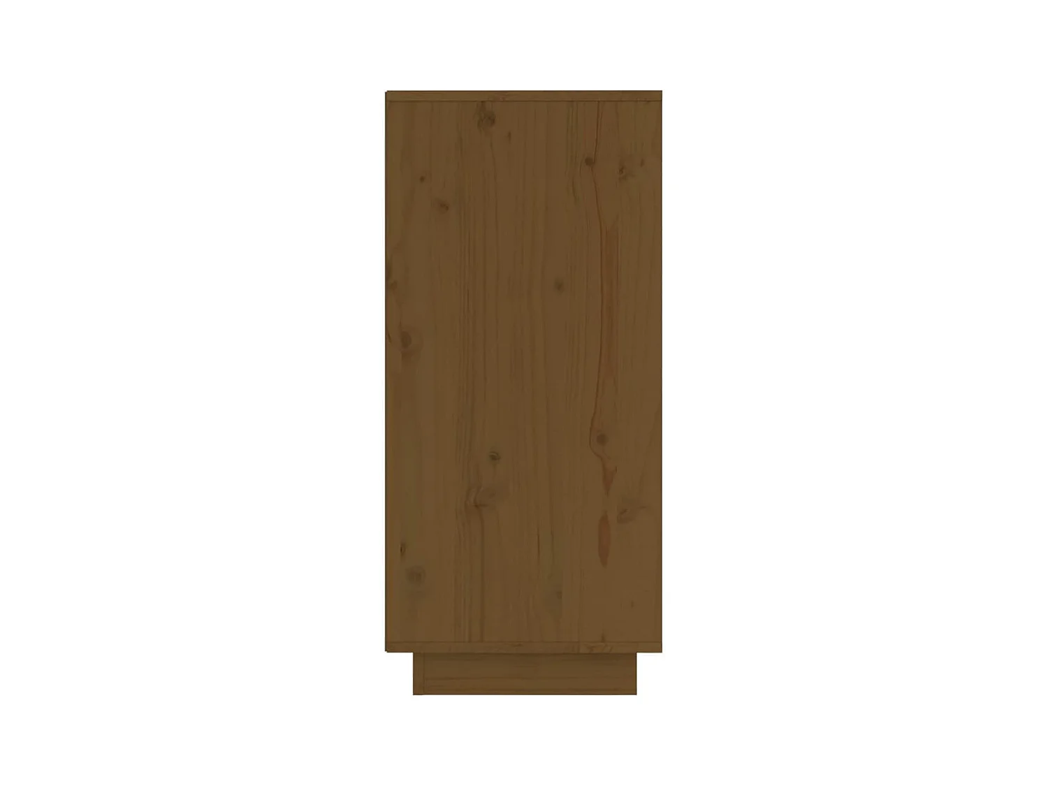 Credenza buffet cassettiera mobile contenitore organizer cucina soggiorno soggiorno set da 2 31,5 x 34 x 75 cm legno massello di pino marrone 02_0036883