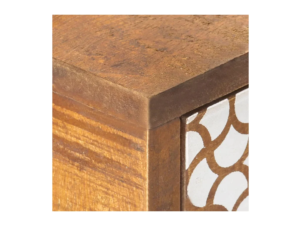 bahut commode armoire bois marron 130 x 30 x 70 cm 02_0030086