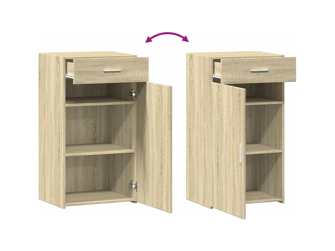 bahut commode armoire bois marron 50 x 42.5 x 93 cm 02_0031576