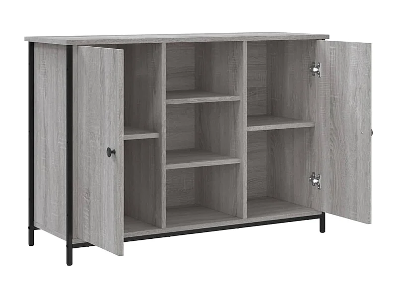 Credenza buffet cassettiera mobile contenitore organizer cucina soggiorno salonsonoma 100 x 35 x 70 cm pannelli compositi grigio 02_0036247