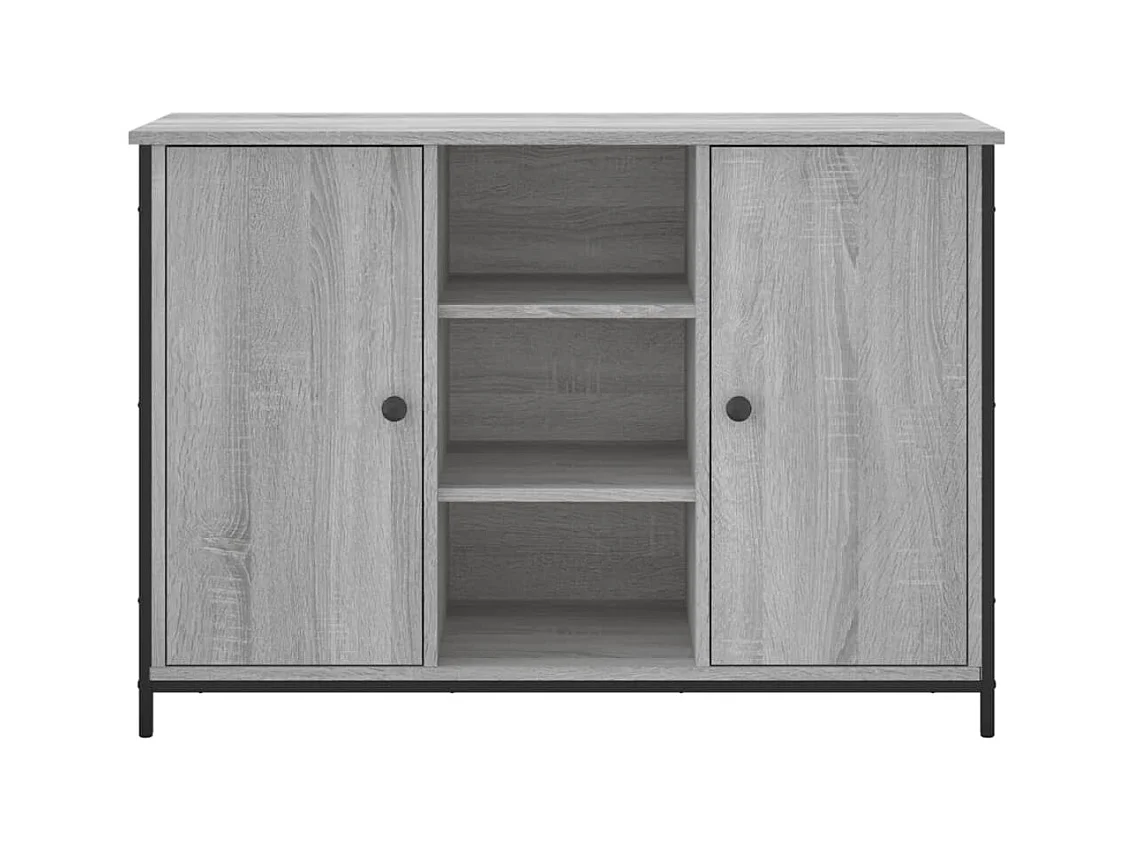 Credenza buffet cassettiera mobile contenitore organizer cucina soggiorno salonsonoma 100 x 35 x 70 cm pannelli compositi grigio 02_0036247