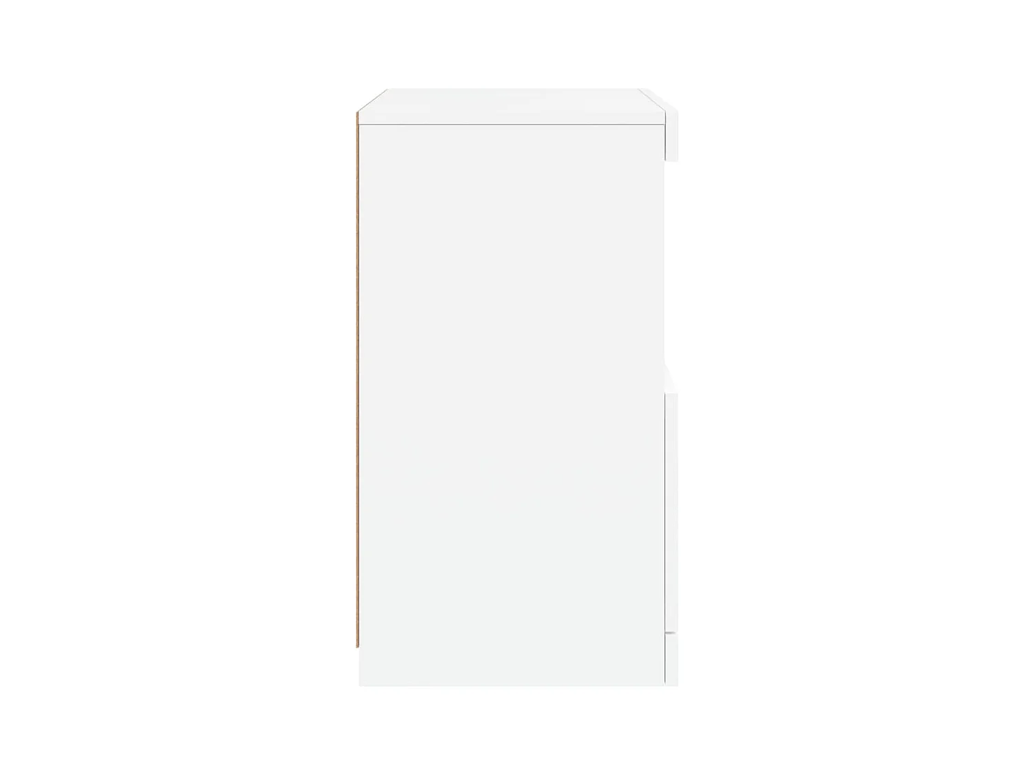 Credenza cassettiera cassettiera mobile contenitore organizer cucina soggiorno soggiorno con luci LED 41 x 37 x 67 cm bianco 02_0029851