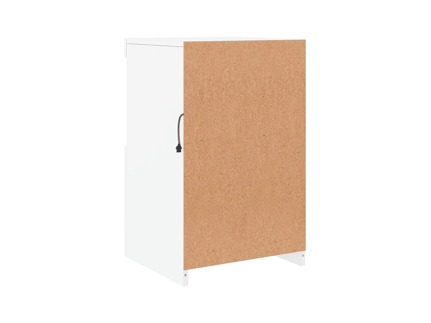 Credenza cassettiera cassettiera mobile contenitore organizer cucina soggiorno soggiorno con luci LED 41 x 37 x 67 cm bianco 02_0029851