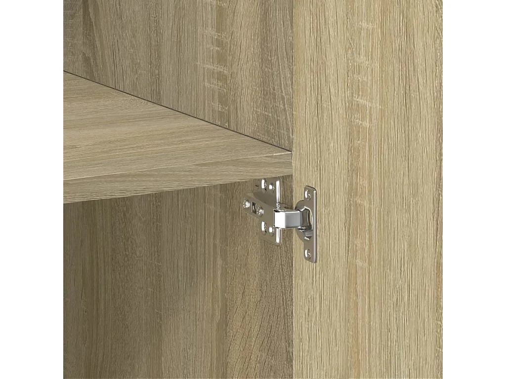 Credenza cassettiera cassettiera mobile contenitore organizer cucina soggiorno soggiorno alto Sonoma 70 x 42,5 x 185 cm derivati ​​del legno marrone 02_0034204