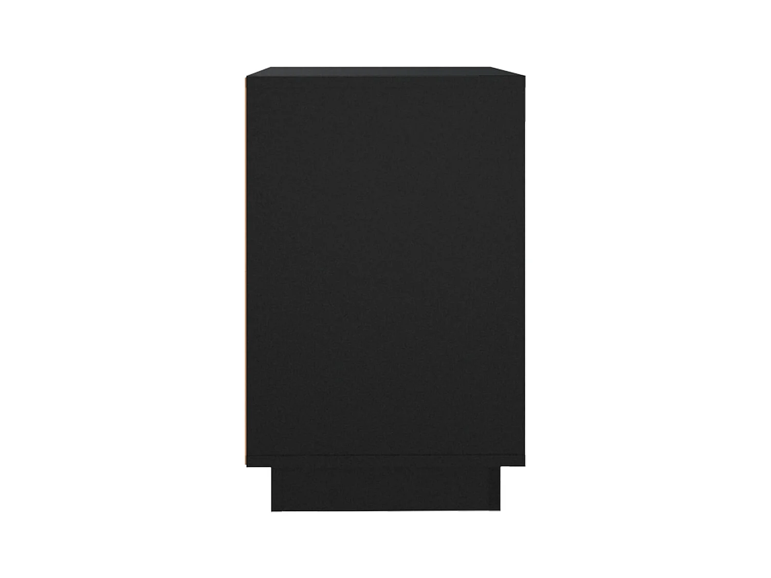 Credenza buffet cassettiera mobile contenitore organizer cucina soggiorno soggiorno 102 x 35 x 60 cm derivati ​​del legno nero 02_0035818