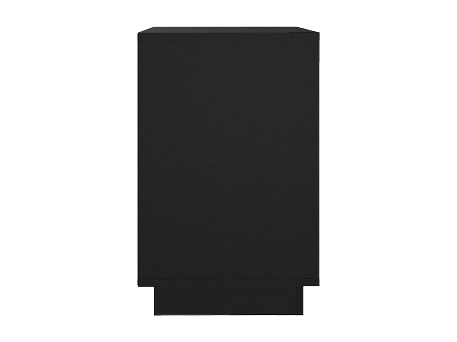 Credenza buffet cassettiera mobile contenitore organizer cucina soggiorno soggiorno 102 x 35 x 60 cm derivati ​​del legno nero 02_0035818