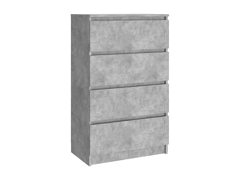 Aparador cómoda cómoda armario mueble organizador cocina salón salón 60 x 35 x 98,5 cm madera contrachapada gris 02_0031992