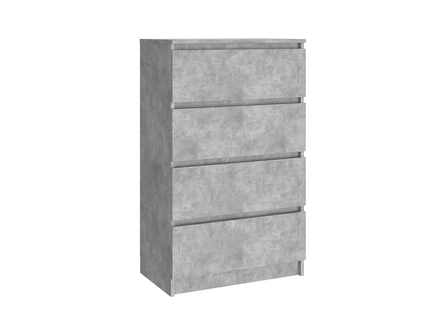 Aparador cómoda cómoda armario mueble organizador cocina salón salón 60 x 35 x 98,5 cm madera contrachapada gris 02_0031992
