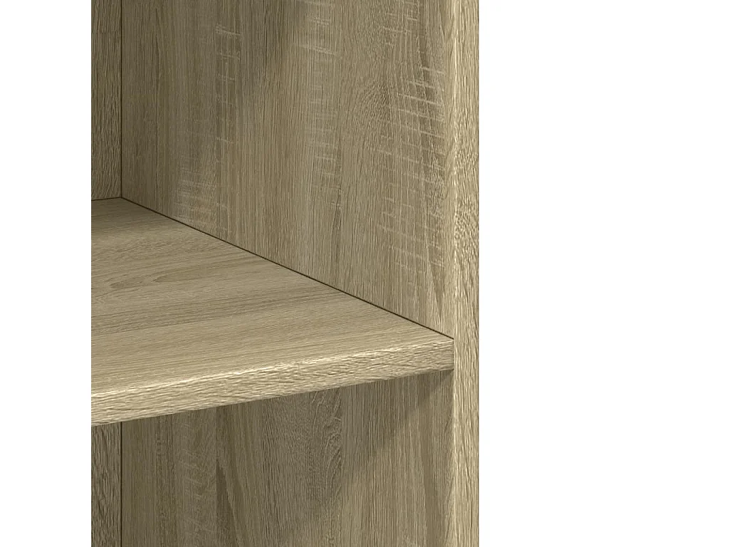 Credenza cassettiera cassettiera mobile contenitore organizer cucina soggiorno soggiorno alto Sonoma 70 x 41 x 185 cm derivati ​​del legno marrone 02_0034202