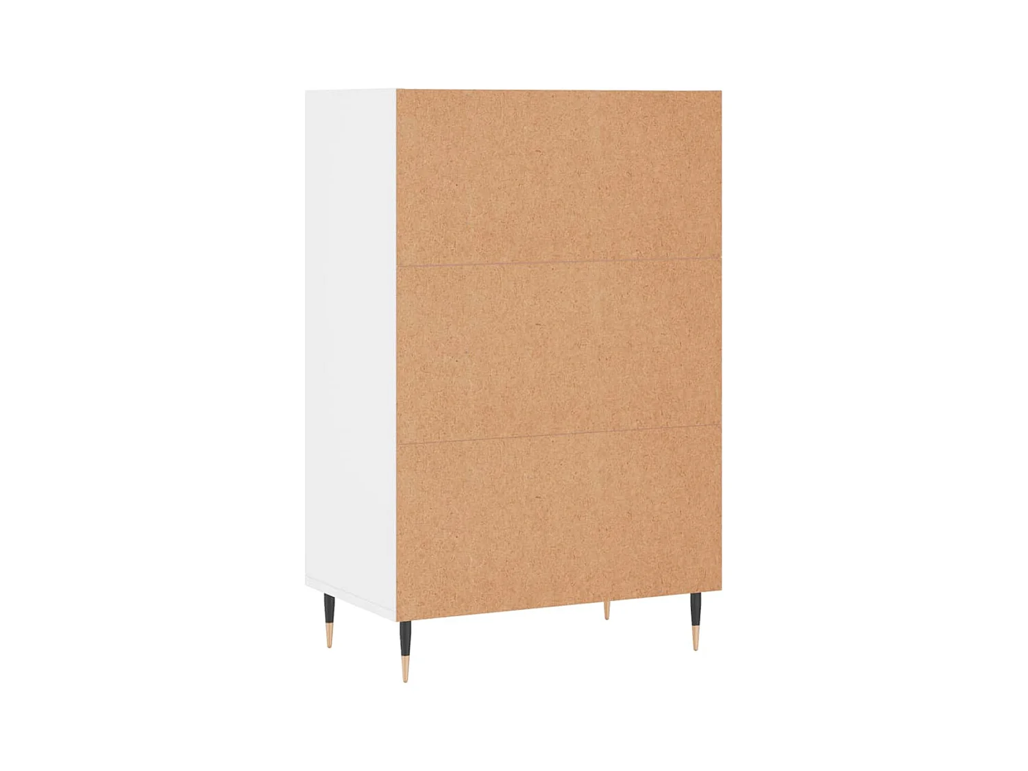Credenza cassettiera cassettiera mobile contenitore organizer cucina soggiorno soggiorno alto 57 x 35 x 90 cm derivati ​​del legno bianco 02_0032465
