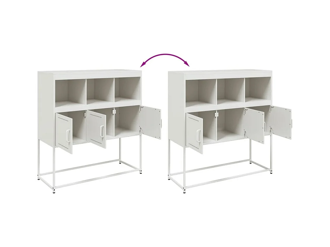 bahut commode armoire blanche 100.5 x 39 x 107 cm 02_0030144