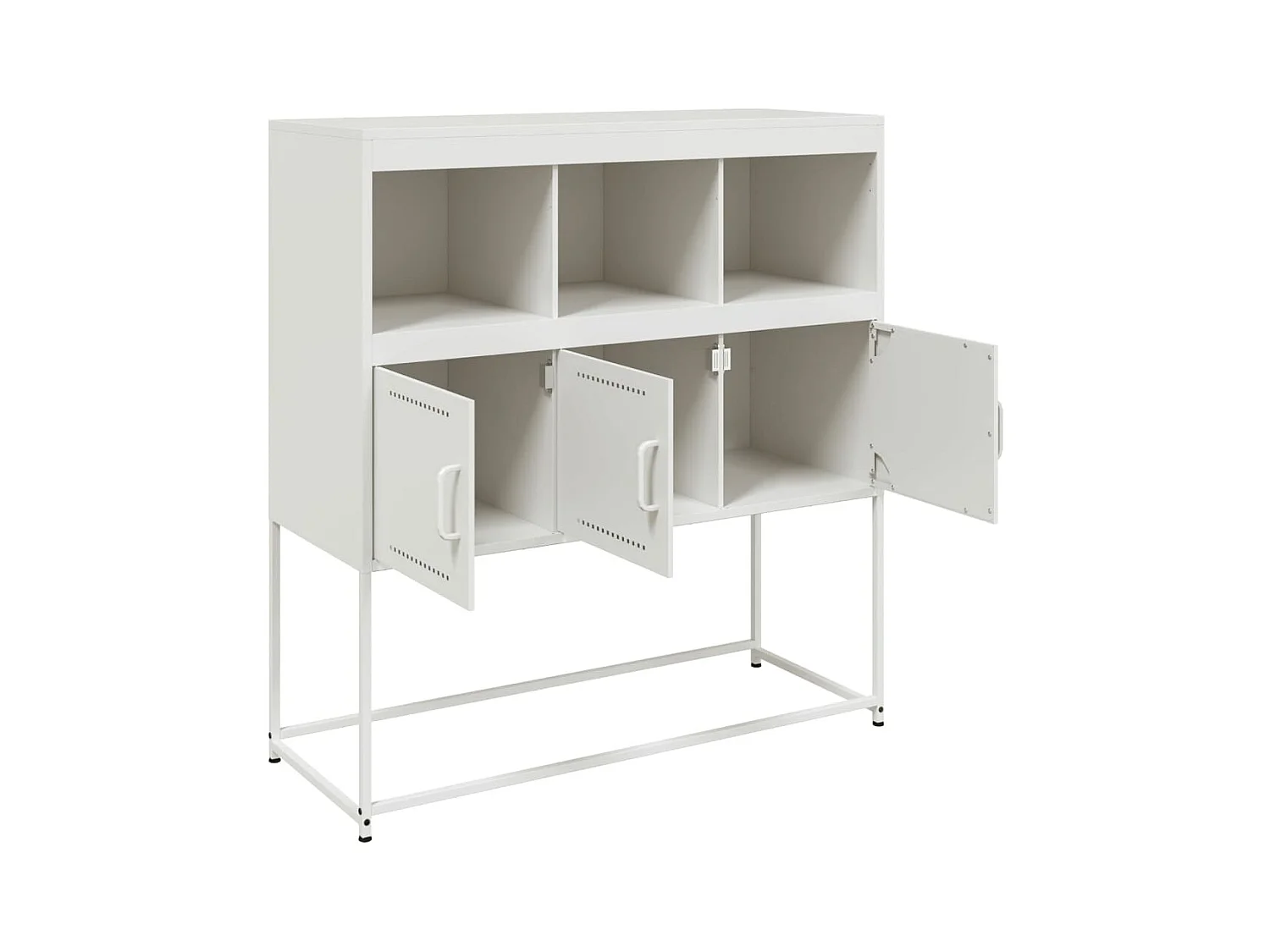 bahut commode armoire blanche 100.5 x 39 x 107 cm 02_0030144