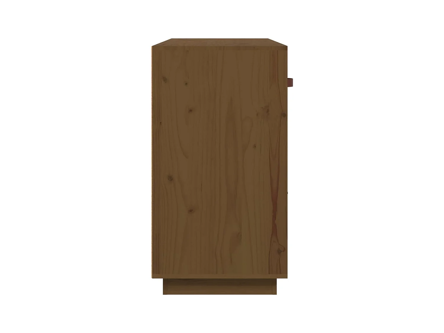 Credenza buffet cassettiera mobile contenitore organizer cucina soggiorno soggiorno 100 x 40 x 75 cm legno di pino massiccio marrone 02_0035729