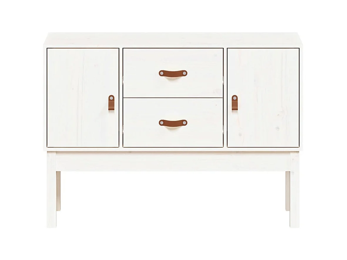 bahut commode armoire bois blanche 110 x 40 x 78 cm 02_0030200