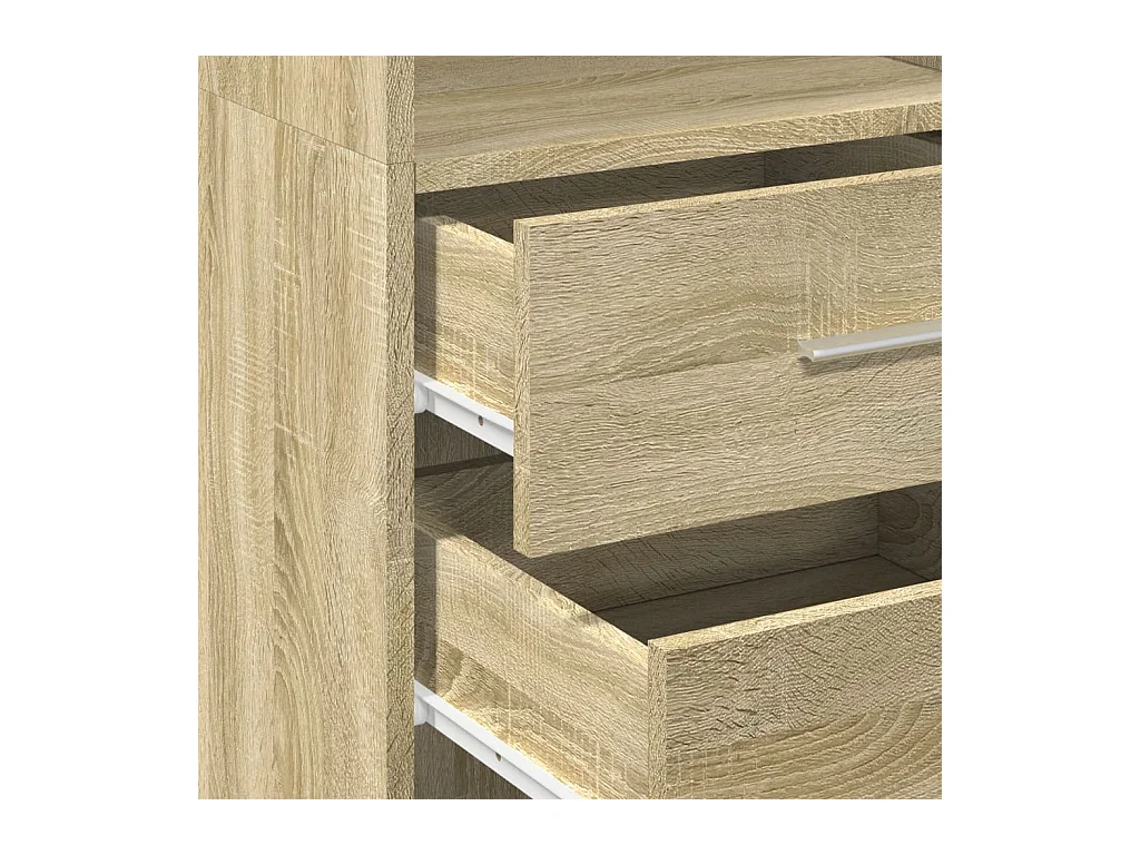 bahut commode armoire bois marron 40 x 42.5 x 185 cm 02_0034062