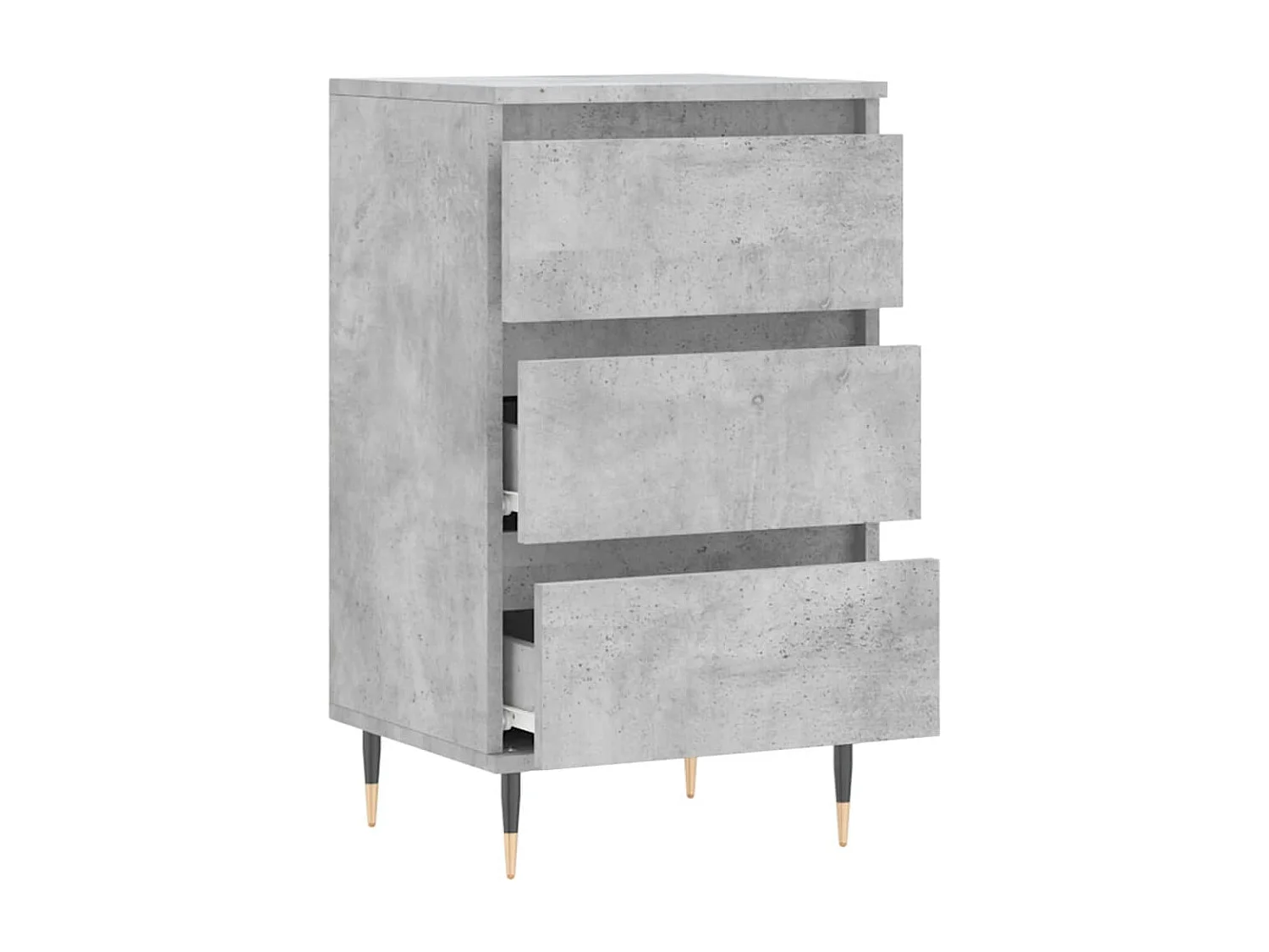 Credenza buffet cassettiera mobile contenitore organizer cucina soggiorno soggiorno 40 x 35 x 70 cm derivati ​​del legno grigio 02_0031929