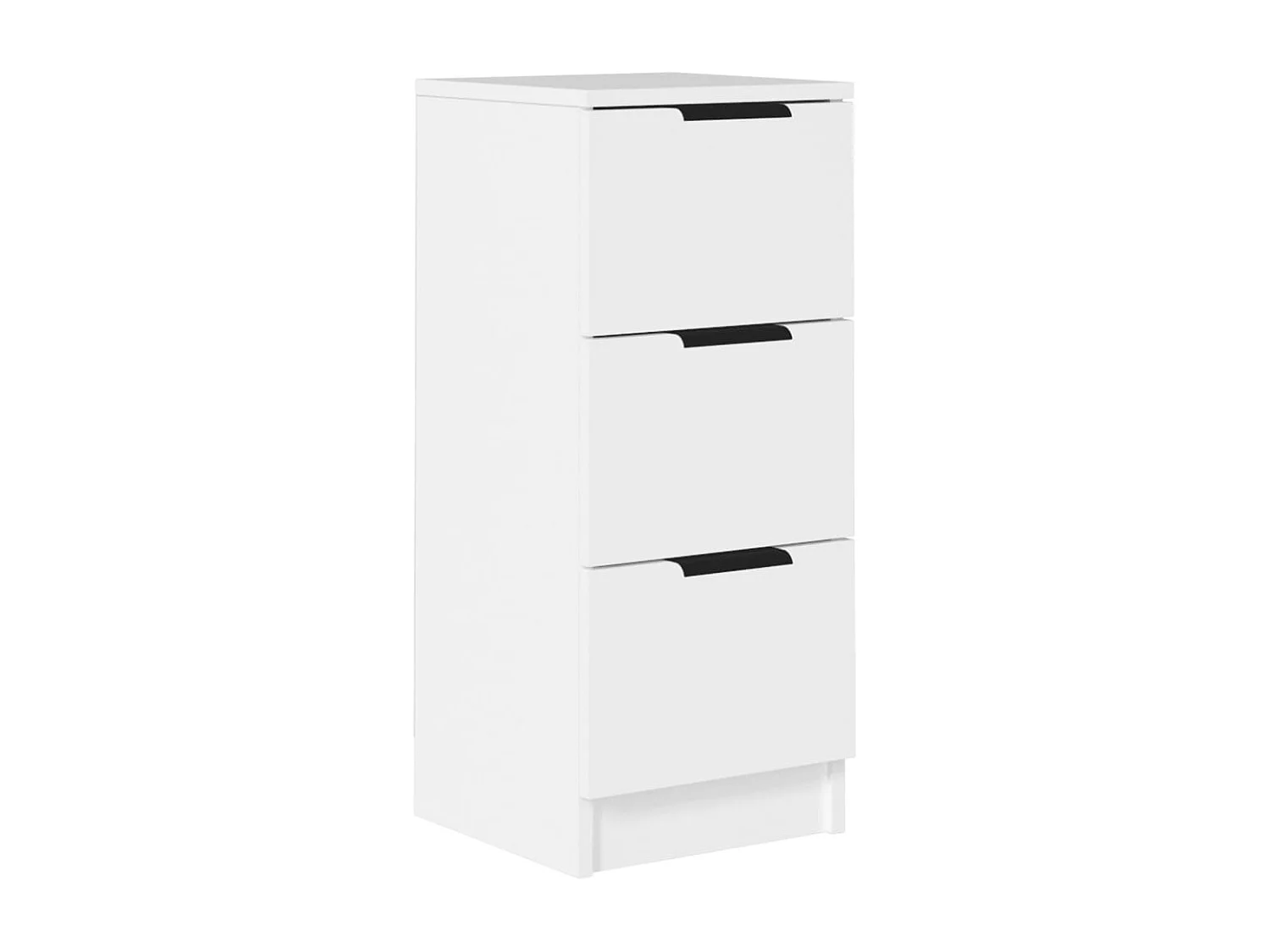 Credenza buffet cassettiera mobile contenitore organizer cucina soggiorno soggiorno 30 x 30 x 70 cm derivati ​​del legno bianco 02_0030222