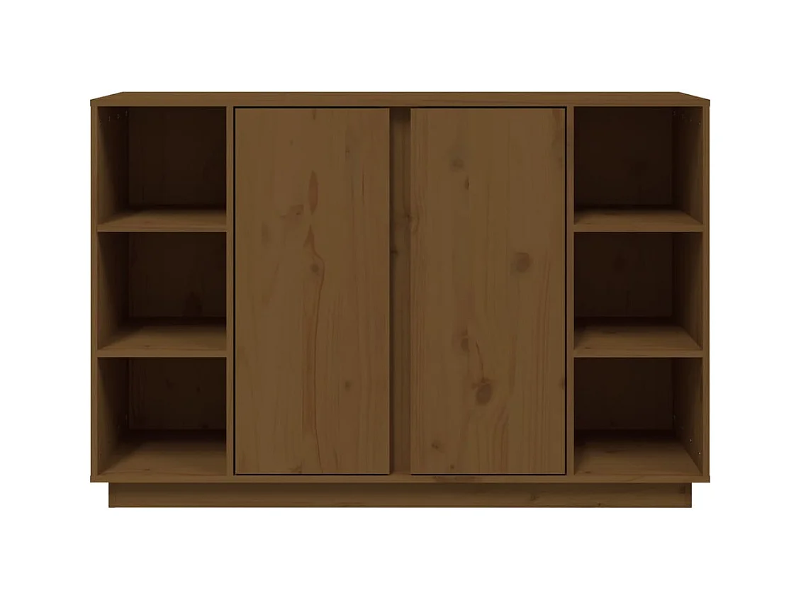 bahut commode armoire bois marron 120 x 35 x 80 cm 02_0035737