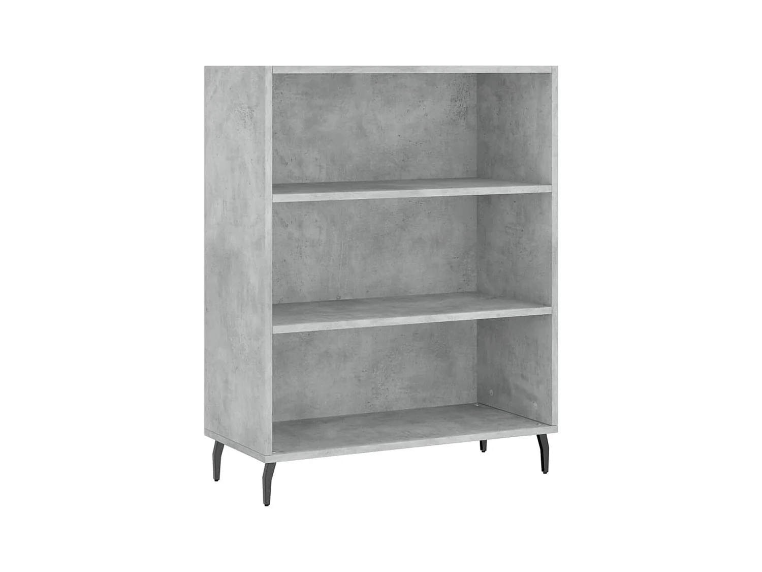Credenza buffet cassettiera mobile contenitore organizer cucina soggiorno soggiorno 69,5 x 32,5 x 180 cm derivati ​​del legno grigio 02_0031997