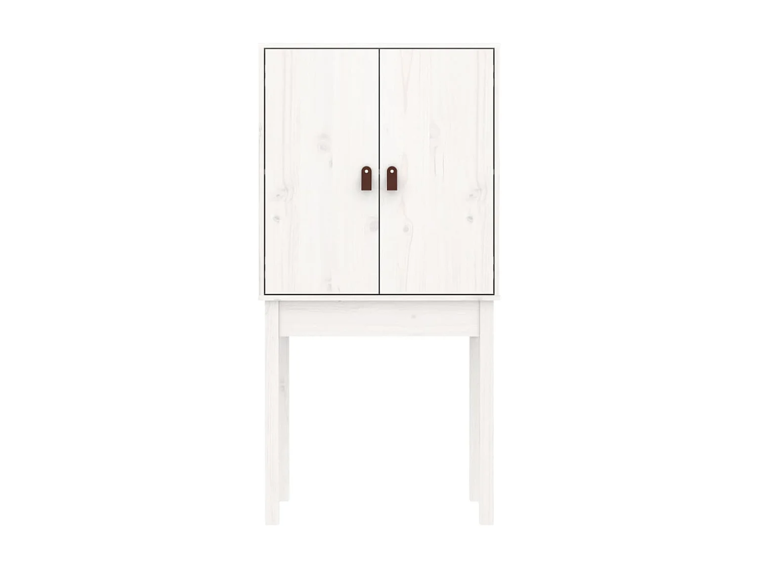 Aparador buffet cómoda armario mueble organizador cocina salón salón alto 60 x 40 x 120 cm madera maciza de pino blanco 02_0032474