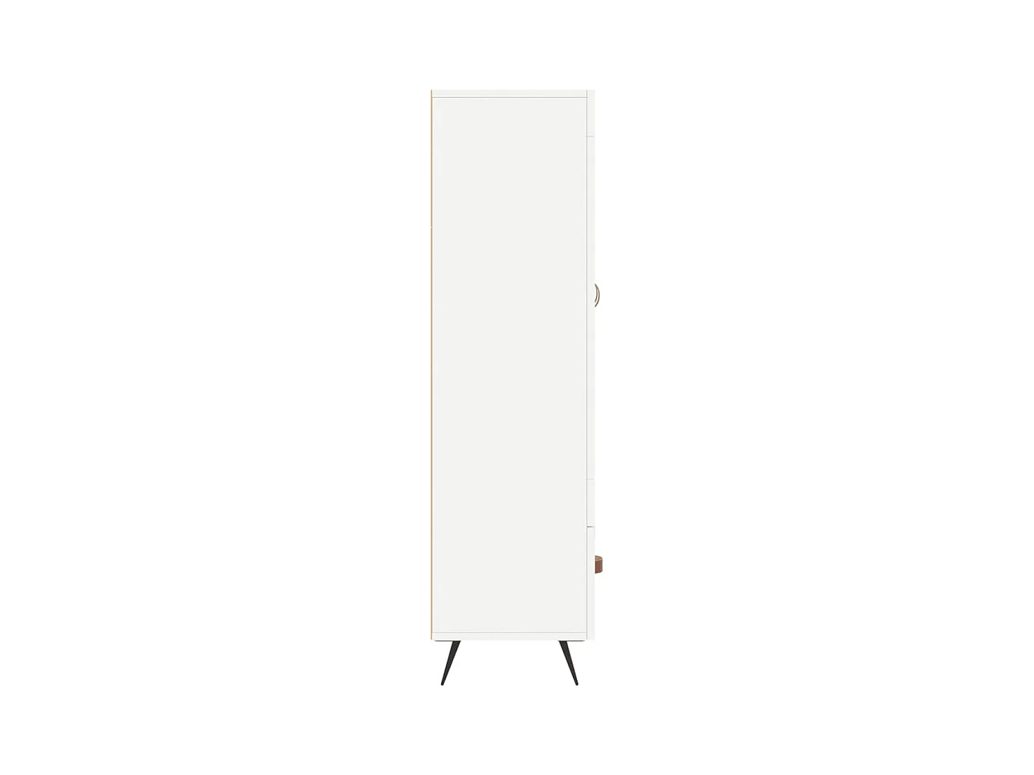 Aparador buffet cómoda armario mueble organizador cocina salón salón alto 69,5 x 31 x 115 cm madera contrachapada blanco 02_0032511