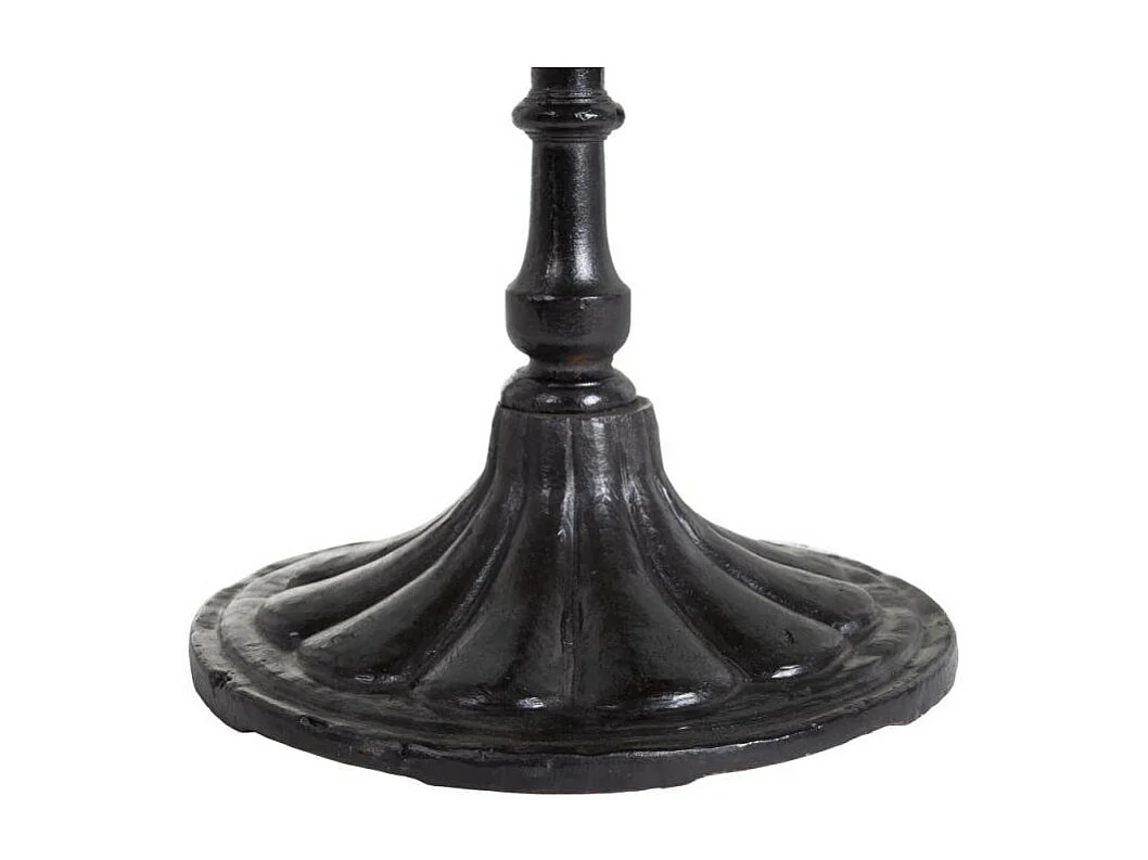 Table haute ronde Bois/Métal scuplté - SALY